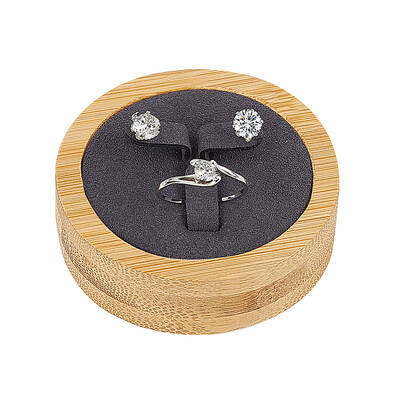 Bamboo Ring Display Pedestals