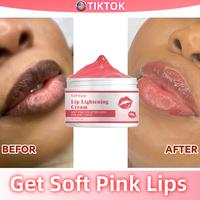 Lip Lightening Cream – Organic Lip Balm for Dark Lips | Softens & Brightens for Rosy, Pink Lips | 30g Lip Care for Healthy,...