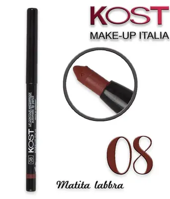 Automatic Lip Pencil Waterproof Lip Contour Kost 08