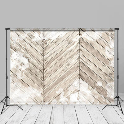 Oblique Stripes Light Brown Wood Portrait Backdrop - Aperturee