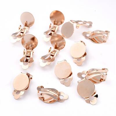 304 Stainless Steel Clip-on Earring Setting