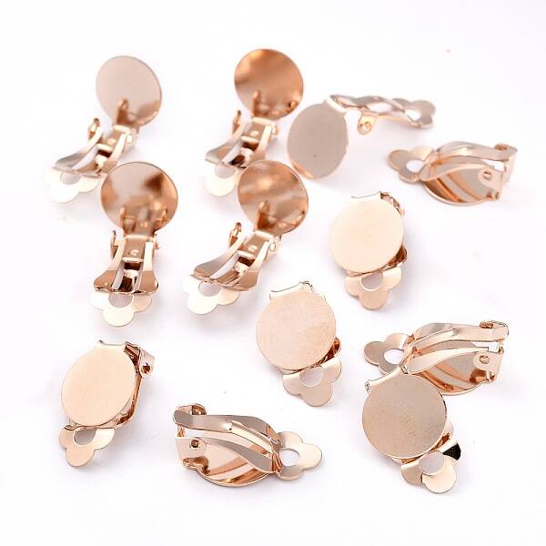 304 Stainless Steel Clip-on Earring Setting