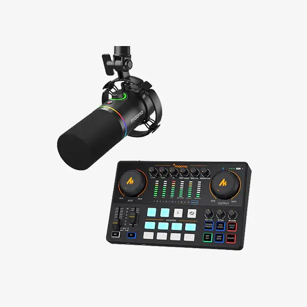 PD200X and AME2 Podcasting Microphone Equipment Bundle