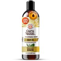 8oz GuruNanda Rosemary Mint  for Hair Growth with Keratin & Vitamin E Oil - Encourages Scalp, Shine & Hair Strengthening- Nat...