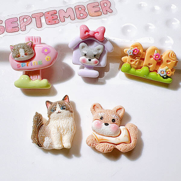 Opaque Resin Decoden Cabochons