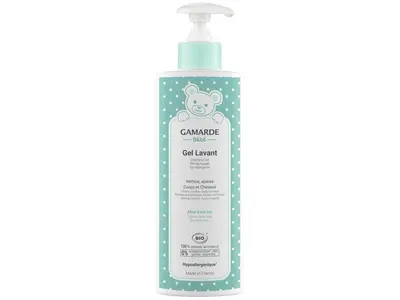 Gamarde Baby - Cleansing Gel - Cleanses & Soothes - Body & Hair - ORGANIC 400 ml