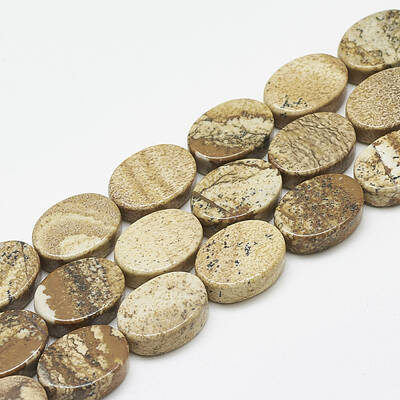 Natural Picture Jasper Beads Strands