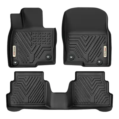 YITAMOTOR® Floor Mats For Mazda CX-5, Custom-Fit Floor Liners for 17-24 Mazda CX5, 1st & 2nd Row