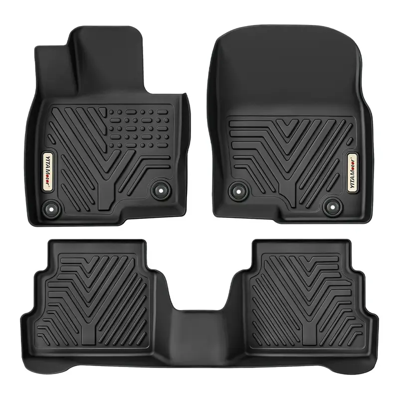 YITAMOTOR® Floor Mats For Mazda CX-5, Custom-Fit Floor Liners for 17-24 Mazda CX5, 1st & 2nd Row