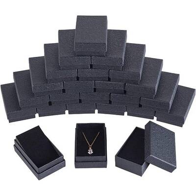 Texture Paper Necklace Gift Boxes