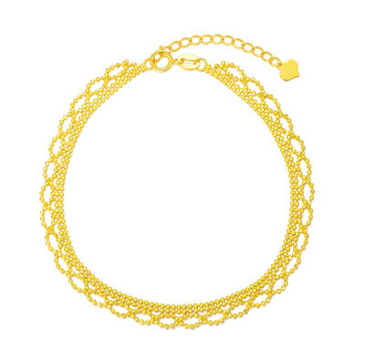 18K Gold Chain Bracelet