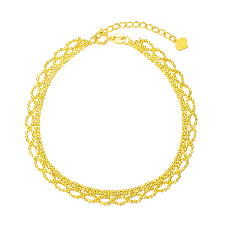 18K Gold Chain Bracelet