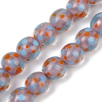 Handmade Lamword Beads Strands