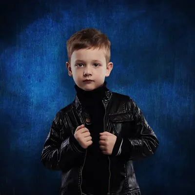 Deep Blue Cool Abstract Portrait Cloth Backdrops - Aperturee