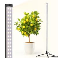 Barrina T10 Standing Grow Light 4FT, 42W, 5000K, Full Spectrum, Vertical LED Plant Light, Wide Coverage, with On/Off Switch a...