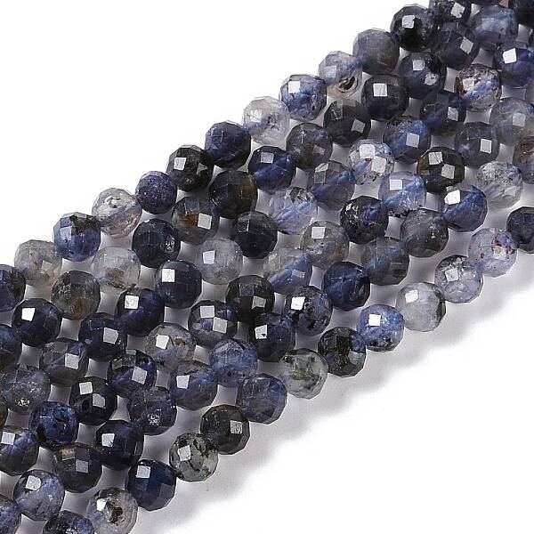 Natural Iolite Beads Strands