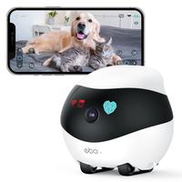 Enabot Ebo SE Pet Camera Home Security Camera, Movable Indoor WiFi Cam, 2 Way Talk, Night Vision,1080P Video, Self Charging R...