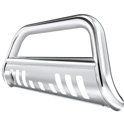 YITAMOTOR® 09-18 Dodge Ram 1500 Bull Bar Front Bumper Brush Push Grill Guard with Skid Plate