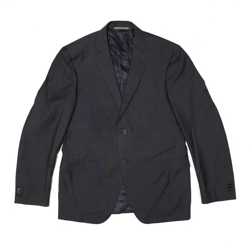 CANALI Water Resistant Blazer Crepe Jacket Blue Mens M