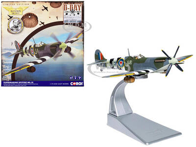 Supermarine Spitfire Mk.IX Fighter Aircraft with Commander J.E. \