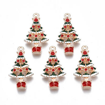 Alloy Enamel Pendants