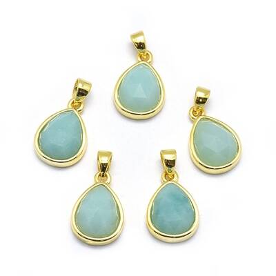Natural Amazonite Pendants