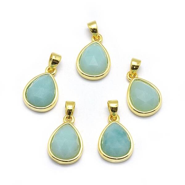 Natural Amazonite Pendants