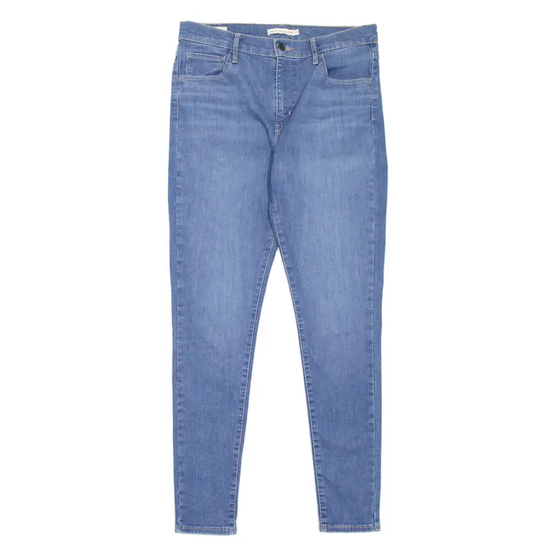 LEVI'S 720 High Rise BIG E Womens Jeans Blue Slim Skinny W31 L30
