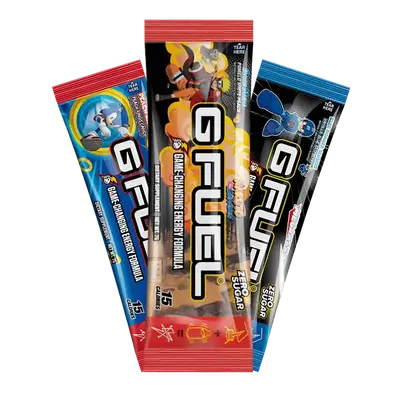 G FUEL Powdered Energy Drink Stick Packs - 3 Pack