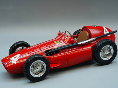 Ferrari F1 555 Super Squalo #4 Eugenio Castellotti 3rd Place Formula One F1 Italy GP (1955) Limited Edition to 100 pieces Wor...