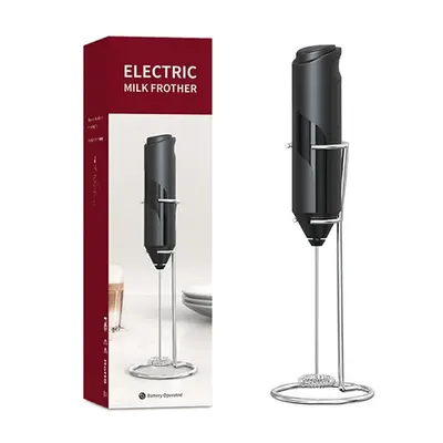 Electric Milk Frother without Battery, 1 Count Handheld Electric Milk Frother, Coffee Foam Maker, Battery Operated Whisk Bea...