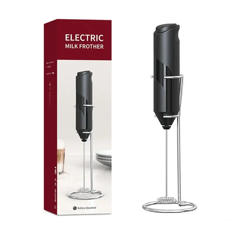 Electric Milk Frother without Battery, 1 Count Handheld Electric Milk Frother, Coffee Foam Maker, Battery Operated Whisk Bea...