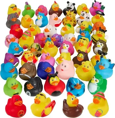 Assortment Rubber Duck Toy Duckies for Kids Perfect for Bath Toys Jeep Ducking Sensory Play Stocking Stuffers and More Boat T...