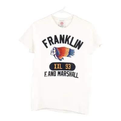 Age 18-20 Franklin & Marshall T-Shirt - Small White Cotton