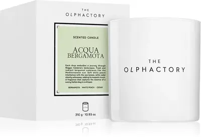 Ambientair The Olphactory White Insignia Acqua Bergamota Scented Candle 310g