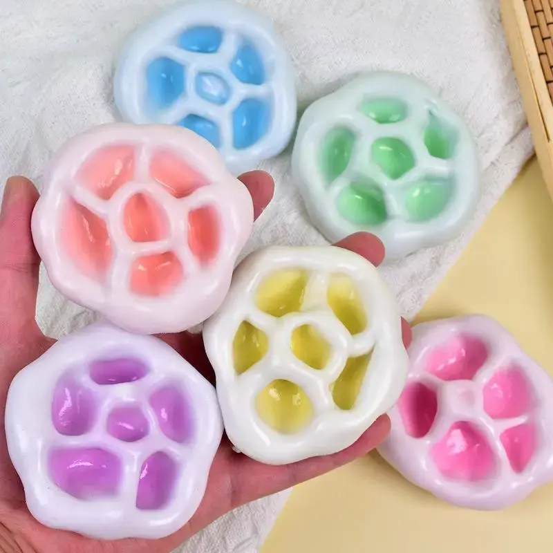 Squishy Fluid Bear Paw Shaped Jelly Ball Toy, 1 Count Soft Squeeze Relief Toy, Stress Relief Toy for Adults & Teens