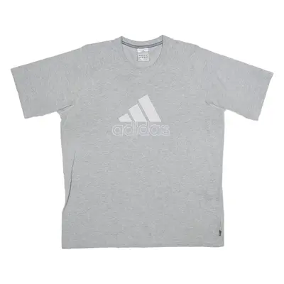 ADIDAS Mens T-Shirt Grey XL