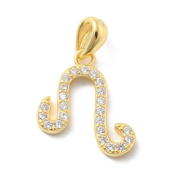 925 Sterling Sliver Micro Pave Clear Cubic Zirconia Pendants
