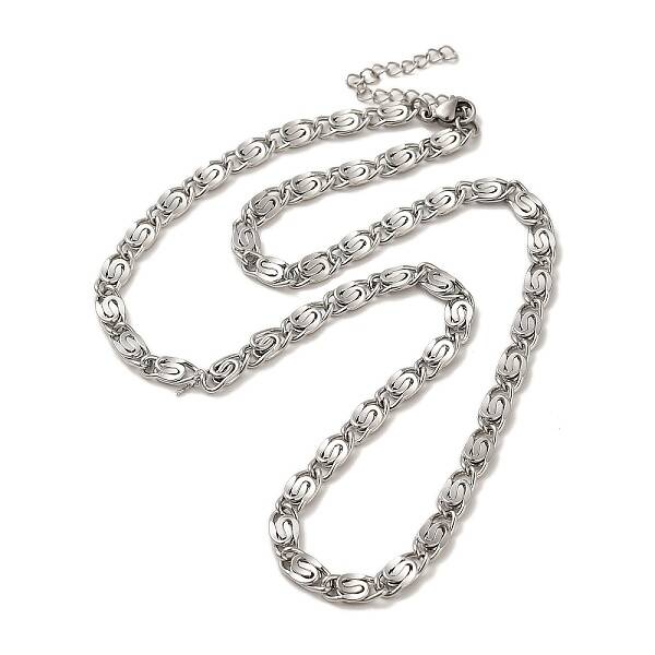 304 Stainless Steel Lumachina Chain Necklaces