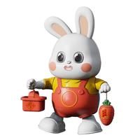 Musical Rabbit Toys, Early Education Kids Toys for Boys Girls Infant Tummy Time Crawling Toys Easter Christmas Birthday Gifts...