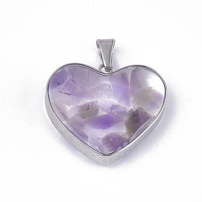 Natural Amethyst Pendants