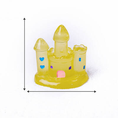 Resin Luminous Castle Mini Model