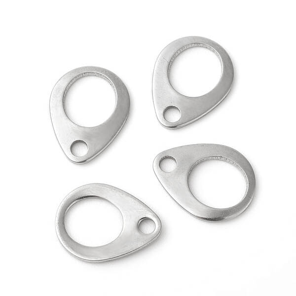 Non-Tarnish 201 Stainless Steel Chain Tabs