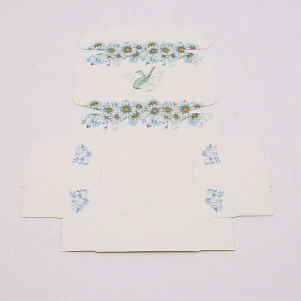 Flower Pattern Paper Gift Boxes