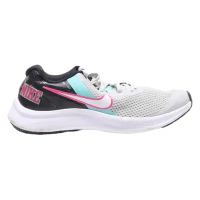 NIKE Star Runner 2021 Sneaker Trainers Grey Synthetic Girls UK 6