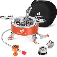 Odoland 9000W Portable Camping Stove Lightweight Camp Stove Collapsible Backpacking Stove with EVA Box for Outdoor Camping Co...