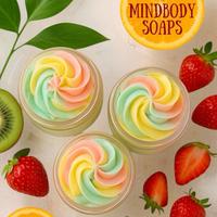 Whipped Body Butter Non-Greasy Natural Shea, Kokum, Cocoa, Mango and Jojoba oil. 120+ Scent Options 1oz Small Sample.