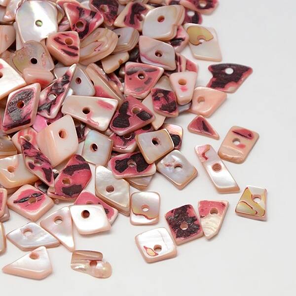 Dyed Natural Freshwater Shell Chips Beads