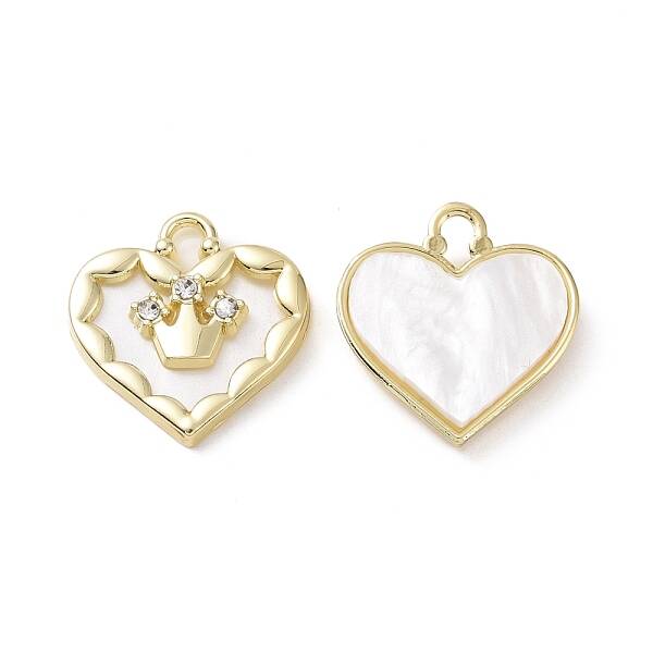Alloy Micro Pave Cubic Zirconia Pendants