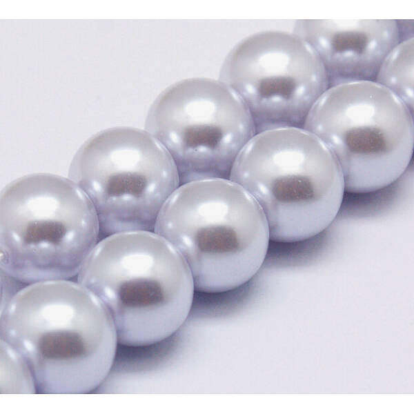 Eco-Friendly Dyed Glass Pearl Round Bead Strands